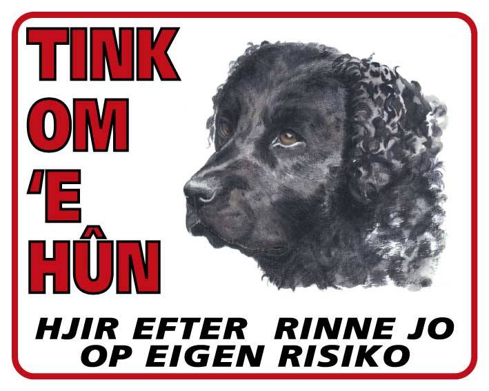 Stickerkoning Wetterhoun Waakbord Tink Om Je Hun stickerkoning kopen in de aanbieding