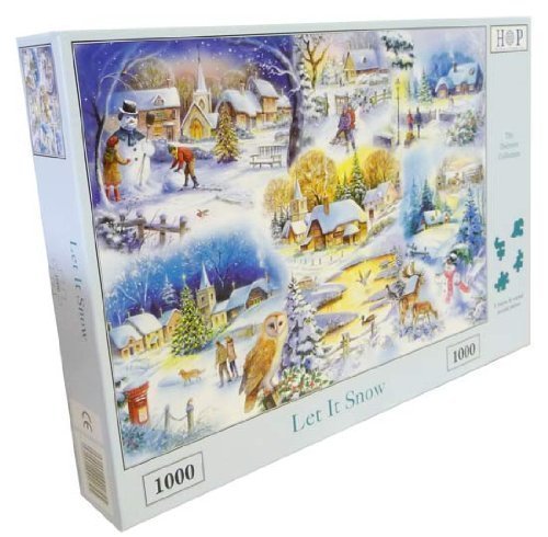 The House Of Puzzles Let It Snow Puzzel 1000 Stukjes the house of puzzles kopen in de aanbieding
