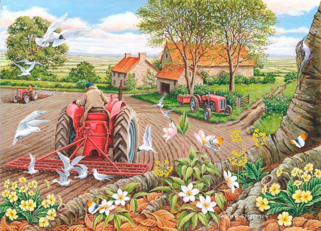 The House Of Puzzles Red Harrows Puzzel 500 Stukjes Xl the house of puzzles kopen in de aanbieding