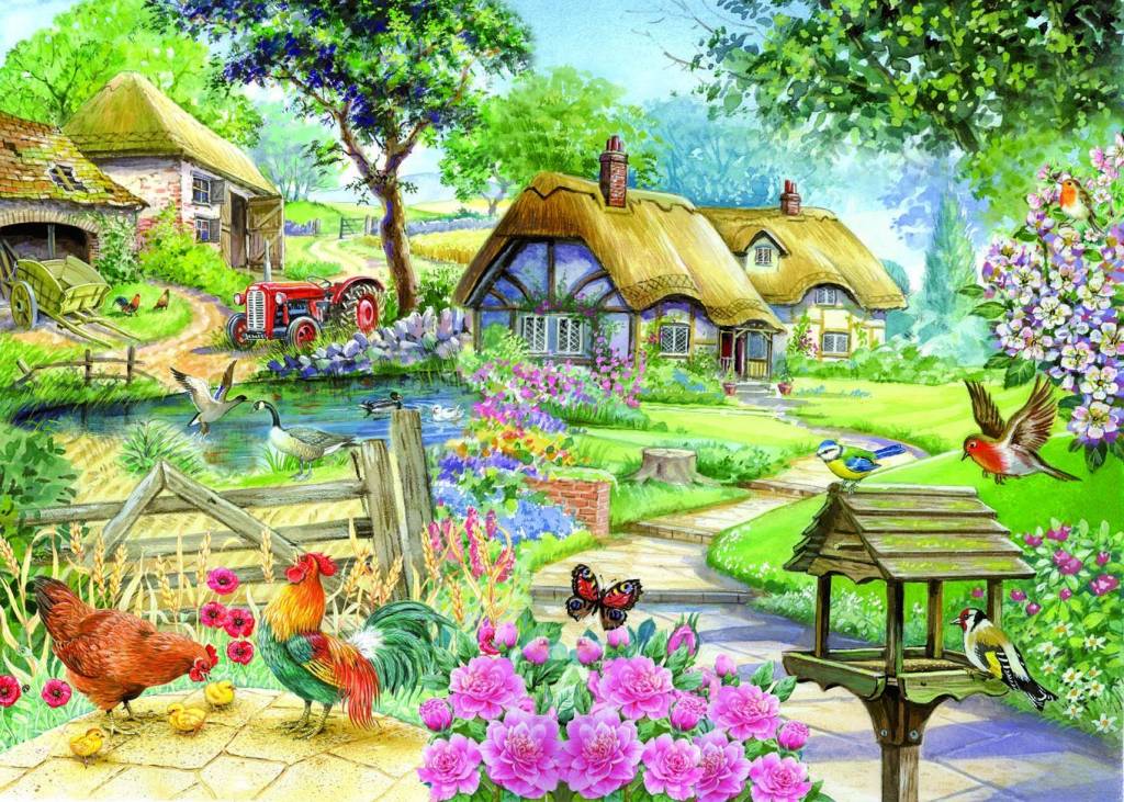 The House Of Puzzles Country Living Puzzel 500 Stukjes the house of puzzles kopen in de aanbieding