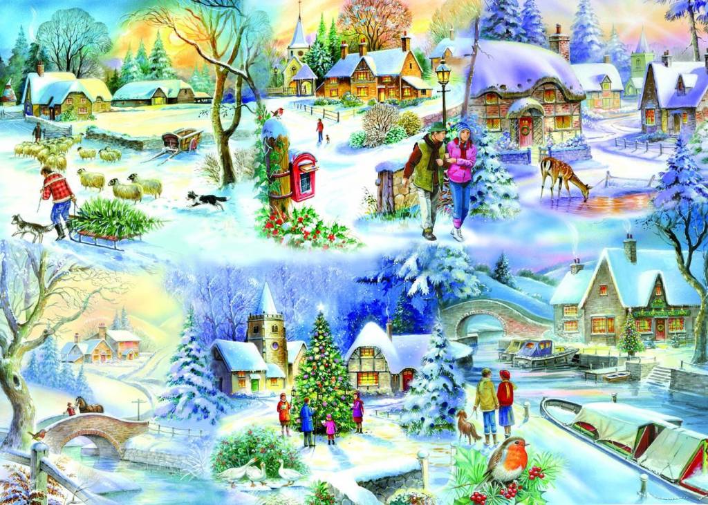 The House Of Puzzles Snowy Afternoon Puzzel 500 Stukjes the house of puzzles kopen in de aanbieding The House Of Puzzles Snowy Afternoon Puzzel 500 Stukjes the house of puzzles kopen in de aanbieding