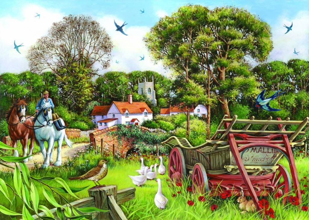 The House Of Puzzles Strolling Along Puzzel 500 Stukjes Xl the house of puzzles kopen in de aanbieding