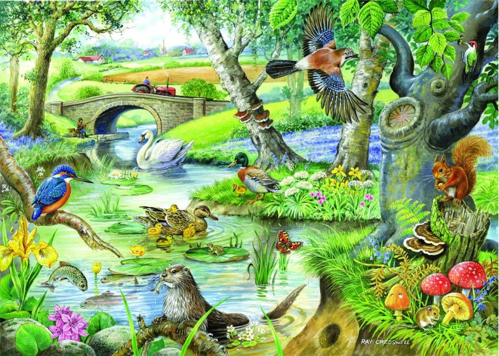 The House Of Puzzles Tales Of River Puzzel 500 Stukjes Xl the house of puzzles kopen in de aanbieding