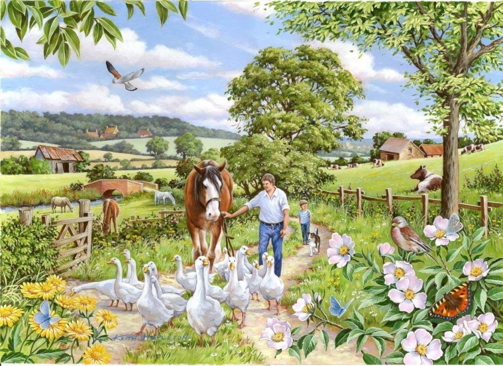 The House Of Puzzles Goosey Gander Puzzel 250 Stukjes Xl the house of puzzles kopen in de aanbieding