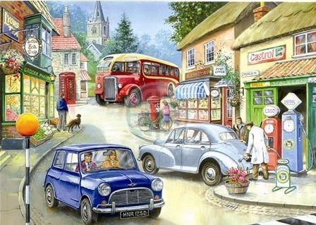 The House Of Puzzles Country Town Puzzel 250 Stukjes Xl the house of puzzles kopen in de aanbieding