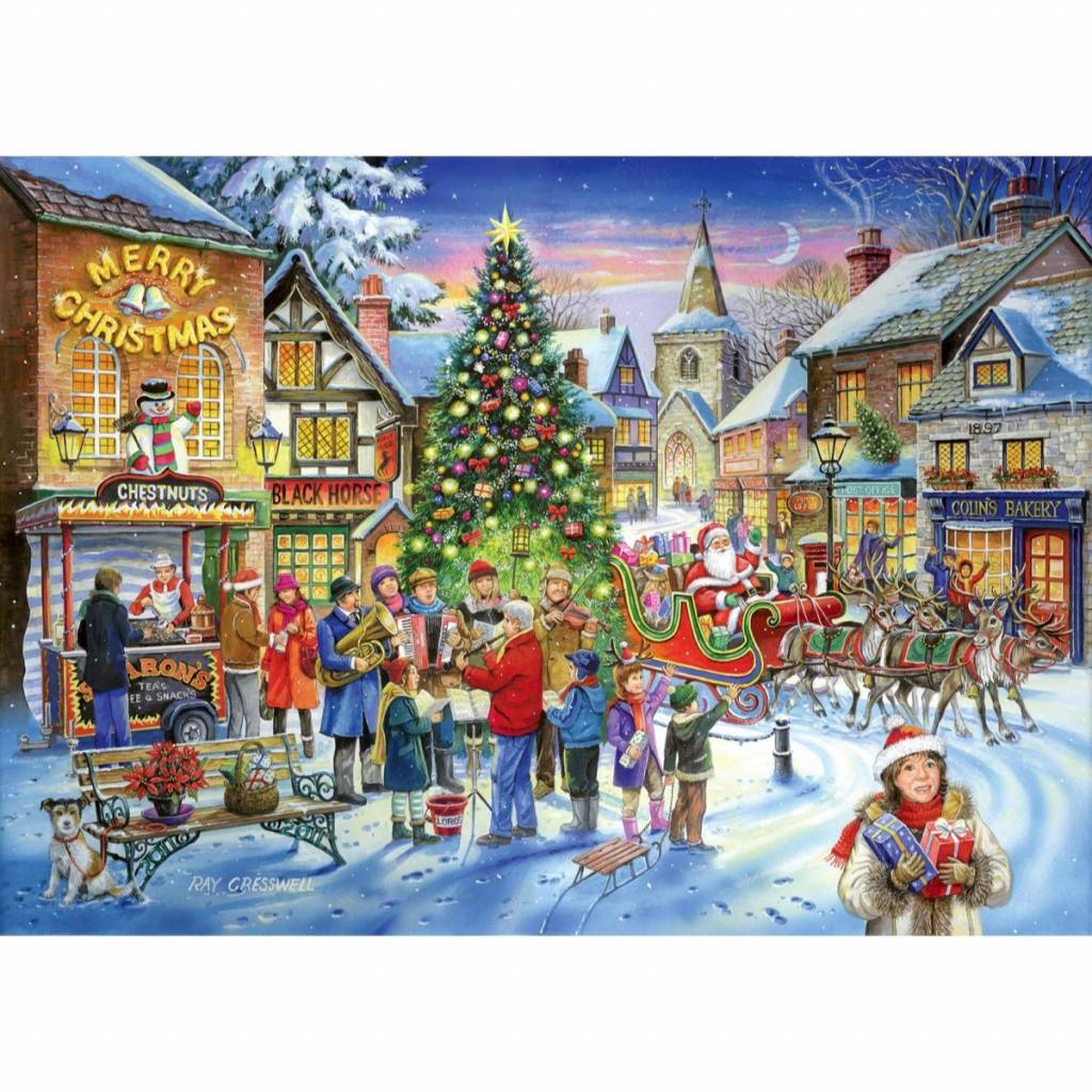 The House Of Puzzles No6 Christmas Shopping Puzzel 500 Stukjes the house of puzzles kopen in de aanbieding