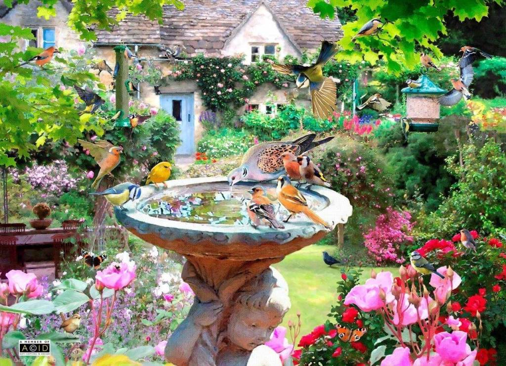 The House Of Puzzles Summer Birds Puzzel 500 Stukjes the house of puzzles kopen in de aanbieding