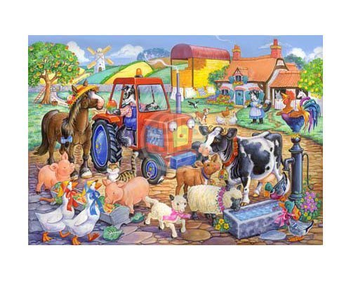 The House Of Puzzles Farm Friends Puzzel 80 Stukjes the house of puzzles kopen in de aanbieding
