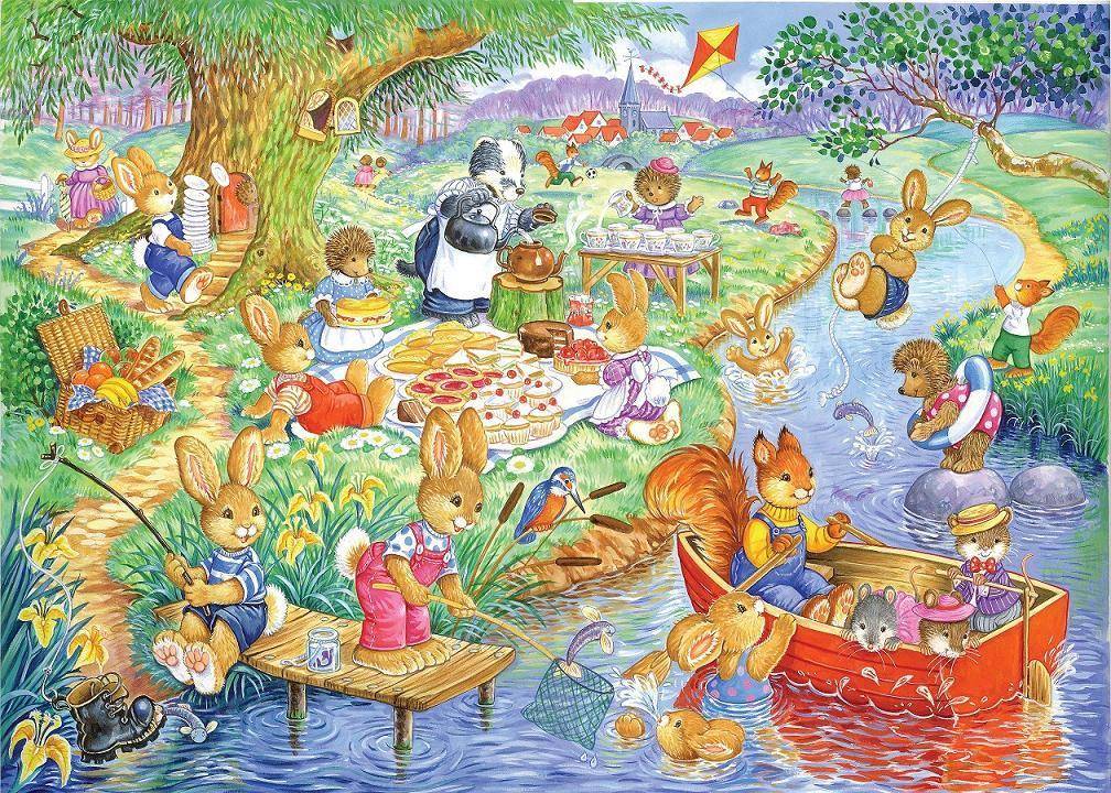 The House Of Puzzles Picnic Time Puzzel 80 Stukjes the house of puzzles kopen in de aanbieding