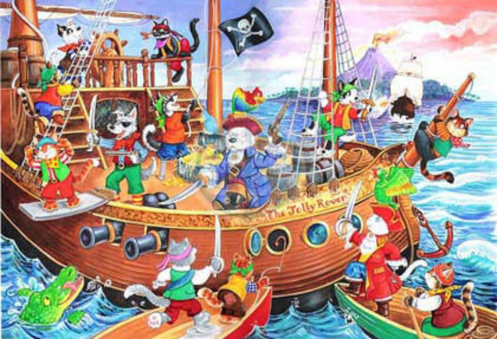 The House Of Puzzles Pirates Ahoy Puzzel 80 Stukjes the house of puzzles kopen in de aanbieding