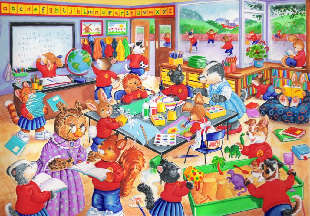 The House Of Puzzles School Days Puzzel 80 Stukjes the house of puzzles kopen in de aanbieding