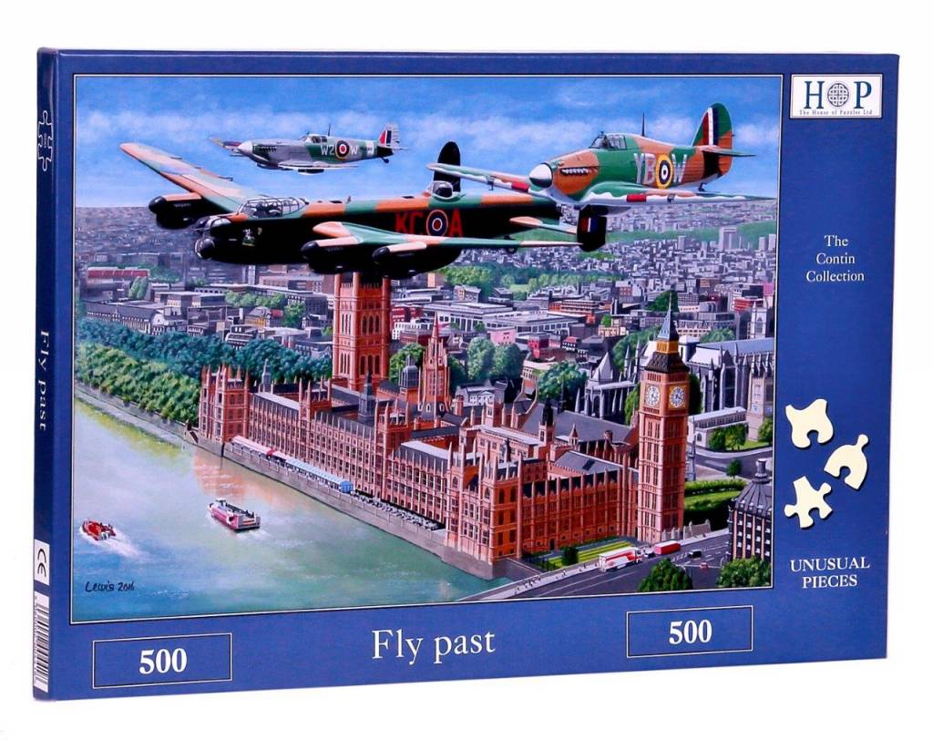 The House Of Puzzles Fly Past Puzzel 500 Stukjes the house of puzzles kopen in de aanbieding
