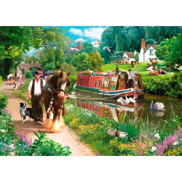 The House Of Puzzles Tow Path Puzzel 1000 Stukjes the house of puzzles kopen in de aanbieding