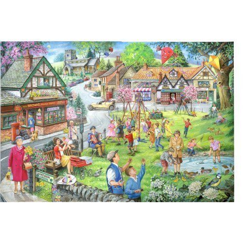 The House Of Puzzles Spring Green Puzzel 1000 Stukjes the house of puzzles kopen in de aanbieding