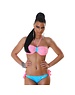 Power Flower Tweekleurige Fashion Neckholder Bikini Set