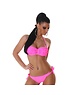  SeXy Bandeau Bikini met Ruffles Pink