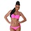 SeXy Bandeau Bikini met Ruffles Pink