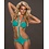 SeXy Monokini met Hoefijzer Sieraad Turquoise Groen