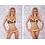 Rae Multicolor Push-Up Trendy Bikini Set Geel