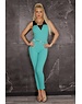  Lange Fashion Jumpsuit Turquoise