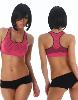  Sport Topje met Voorgevormde Cups Pink