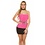 Strapless Fashion Topje met Riem Pink