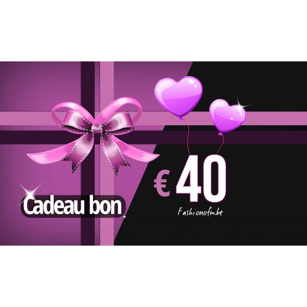 Cadeaubon € 40