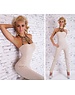  Neckholder Fashion Jumpsuit Beige