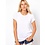 Angel Wings T-shirt met Scheuren Wit