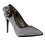 Bello'clock Suède-Look Stiletto Pumps Grijs