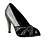 Peeptoe Stiletto Pumps Zwart