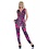 V-hals Jumpsuit in Wikkellook Multicolor