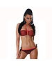  Tweekleurige Fashion Neckholder Bikini Set