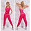 Lange Neckholder Jumpsuit Fuchsia