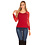 Koucla Fashion Koucla Trui met Ronde Hals Rood