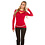 Koucla Fashion Trui met Inzet van Mesh Rood