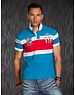 Richs Club Heren Poloshirt Blauw / Rood