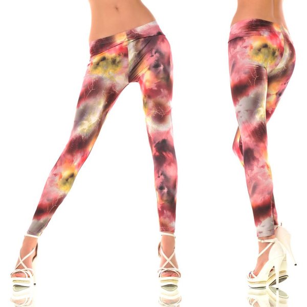 Fashion Legging met Fantasie Print