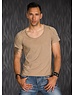 Stegol T-Shirt in Casual Stijl met Ronde Hals Pine Bark