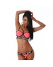  Trendy Bikini Set met Softcups Neon Apricot