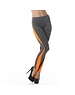 Power Flower Sport Legging Oranje / Grijs