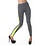 Power Flower Sport Legging Neongeel / Grijs