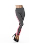 Power Flower Sport Legging Neonroos / Grijs