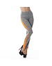 Power Flower Sport Legging Oranje / Grijs