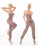  Lange Strapless Jumpsuit Bruin