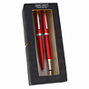 ONLINE Schreibgeräte Set fountain pen/ballpen Satin Red ONLINE Schreibgeräte Set fountain pen/ballpen Satin Red