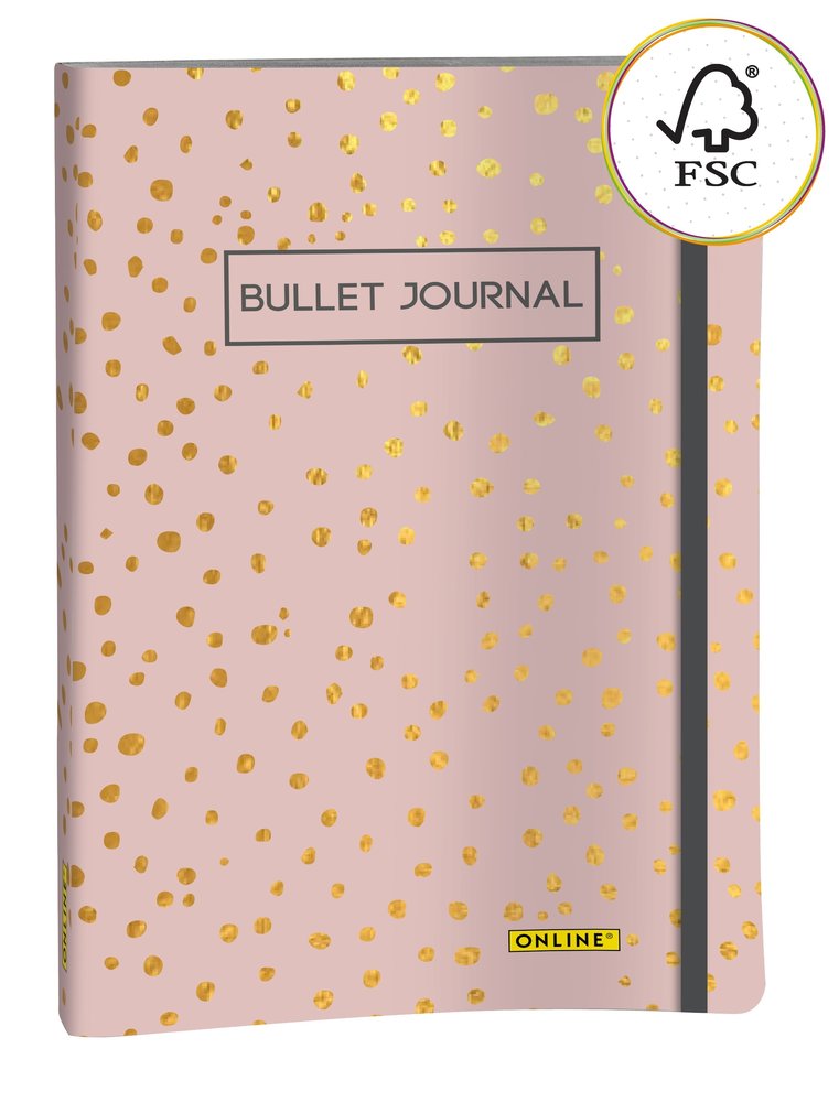 Verfijning kapok Airco Bullet Journal Spotlights Rose, 144 pages, 120g/m² FSC-Papier - Kalpa