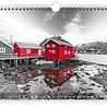 Helma 365 Kalpa Wall Calendar 2022 Black and Red 48.5 x 34 cm Helma 365 Kalpa Wall Calendar 2022 Black and Red 48.5 x 34 cm