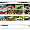 Helma Retro auto's 2022 Kalpa Wandkalender Helma Retro auto's 2022 Kalpa Wandkalender