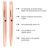 ONLINE Schreibgeräte Vulpen/Balpen set Eleganza Rosegold ONLINE Schreibgeräte Vulpen/Balpen set Eleganza Rosegold